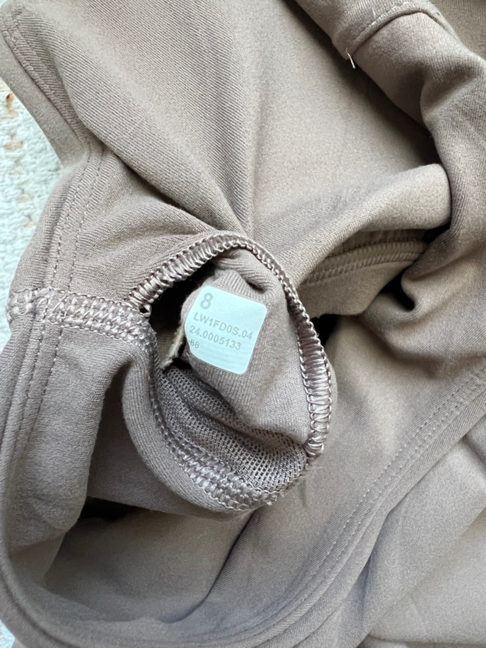 Lululemon Align High-Neck Halter Tank Top *A/B Cup Taupetastic Size 8 - Picture 3 of 7